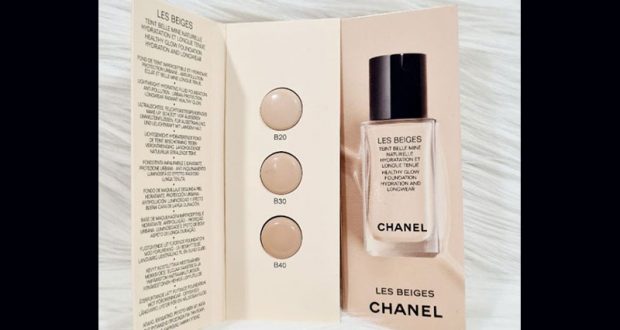 Échantillons gratuits du fond de teint Les Beiges de Chanel