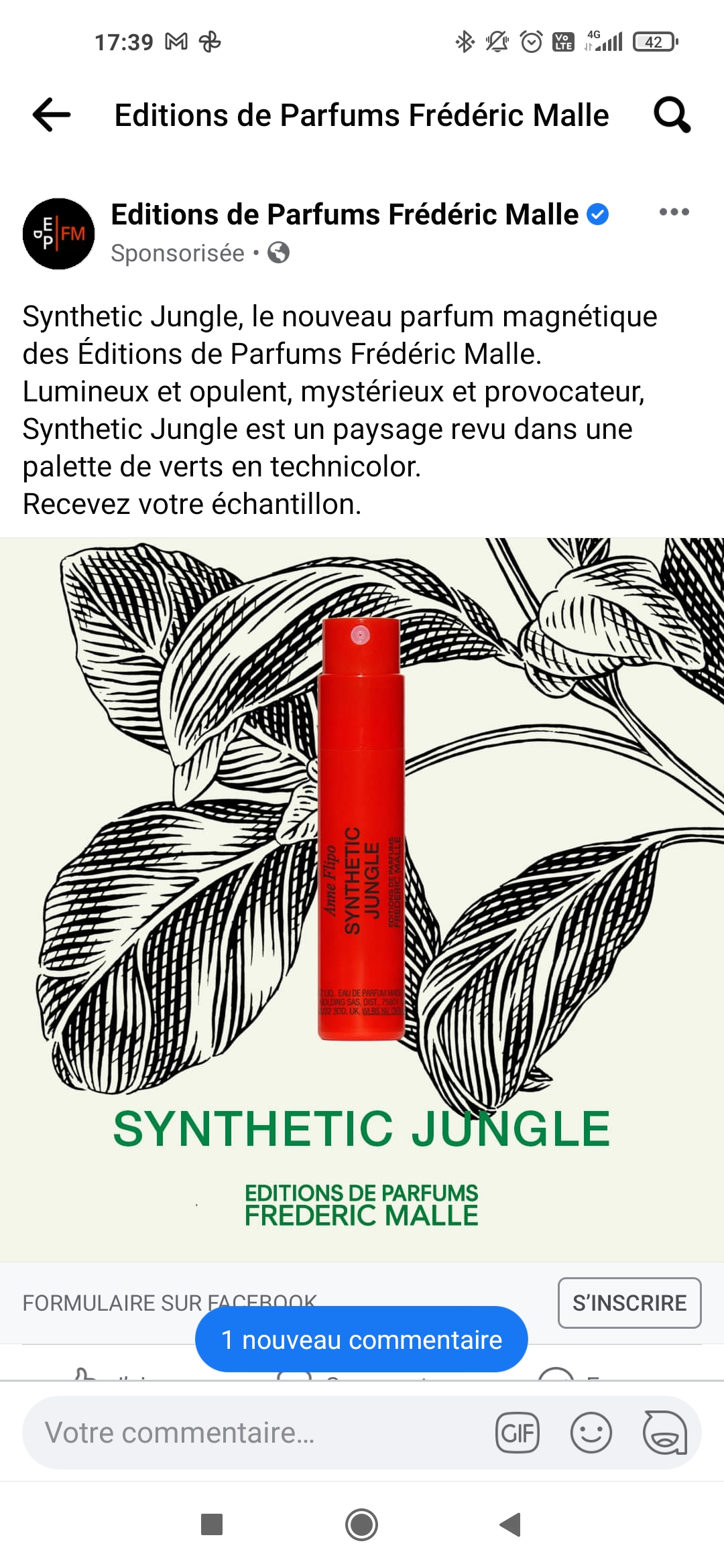 parfum Synthetic Jungle
