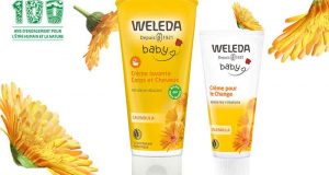 10 × 2 crèmes Weleda Calendula Baby offertes