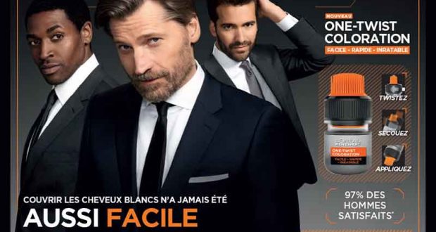 100 One-Twist Coloration Men Expert de L'Oréal Paris à tester