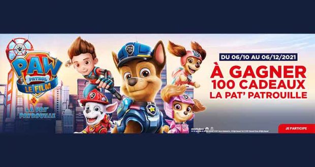 100 jouets Pat'Patrouille offerts