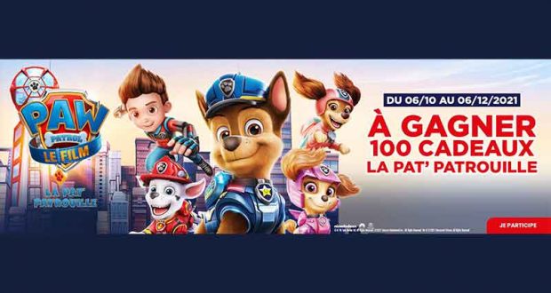 100 jouets Pat'Patrouille offerts
