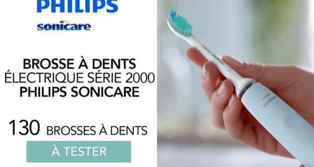 130 brosse à dents électrique 2100 Series de Philips Sonicare à tester
