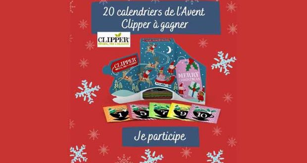 20 calendriers de l'Avent Clipper offerts