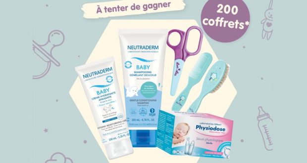 200 box de produits de soins bébé offertes