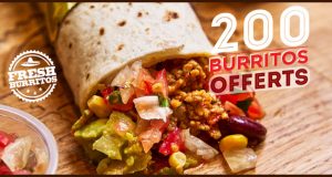 200 burritos offerts gratuitement