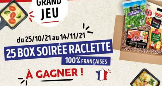 25 box soirée raclette offertes