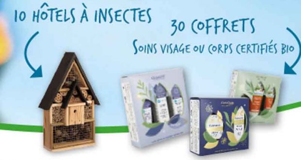 30 coffrets soins visage ou corps offerts