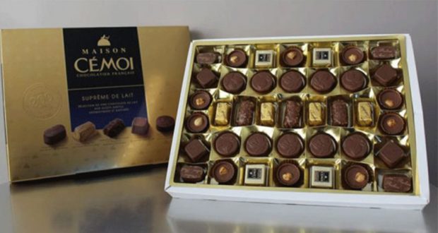 30 lots de 7 kilos de chocolats Cémoi offerts