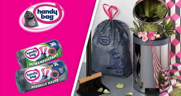 3000 nouvelles gammes de sacs poubelle handy bag à tester
