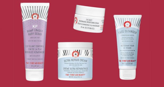 4 routines de 4 produits de beauté First Aid Beauty offertes