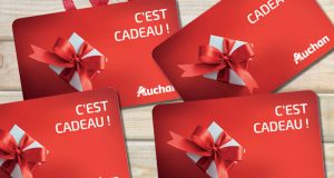 500 cartes cadeaux Auchan de 50 euros offertes