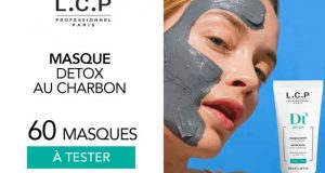 60 Masque detox au charbon L.C.P Paris à tester