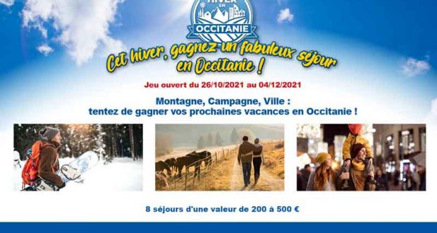 8 séjours pour 2 personnes en Occitanie offerts