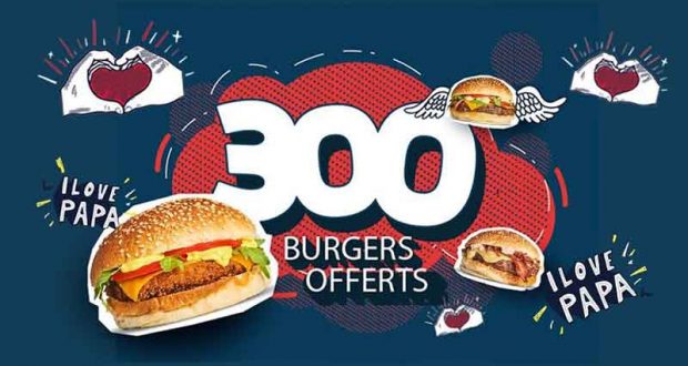 Burger Gratuit pour les 300 premiers clients