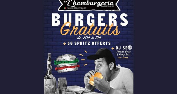 Burger gratuit - Hambugeria