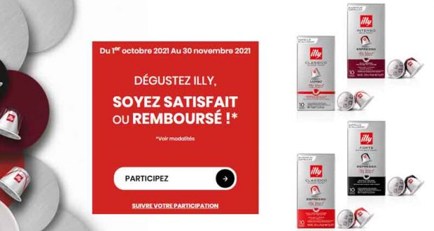 Capsules de Café illy 100% Remboursé