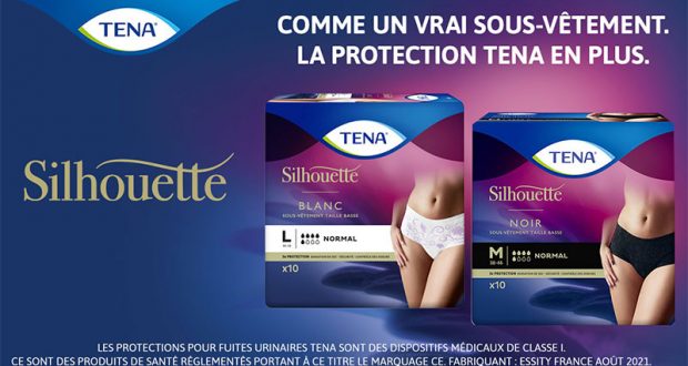 Échantillons gratuits des culottes Tena Silhouette