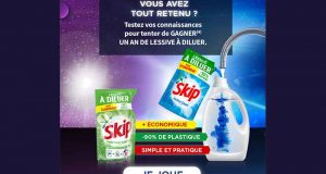 10 lots d'un an de lessive à diluer Skip ou Persil offerts