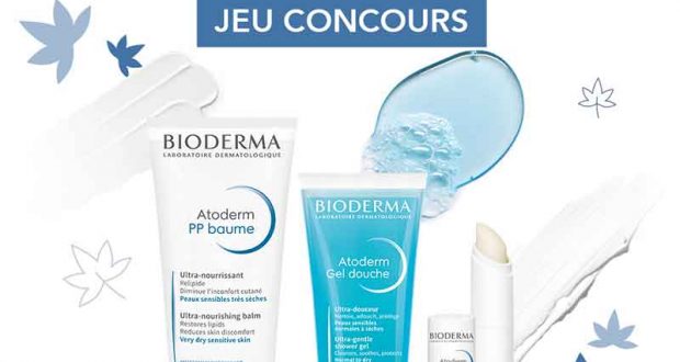 10 x 5 produit de soins Bioderma Atoderm offerts