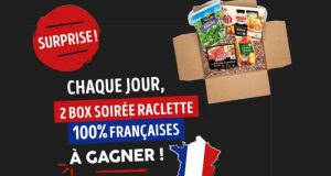 100 box « Raclette 100% françaises » offertes