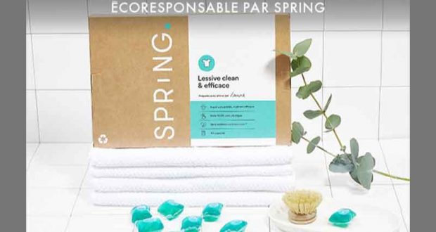 20 lots d'un an de lessive écoresponsable Spring offerts