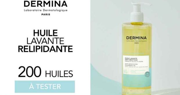 200 Huile Lavante Relipidante de Dermina à tester