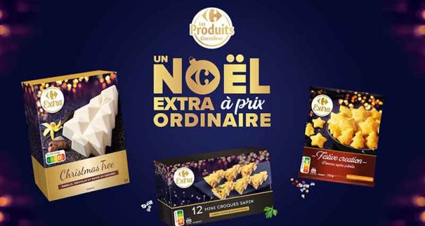 3000 ensembles de 6 produits Carrefour de Noël à tester