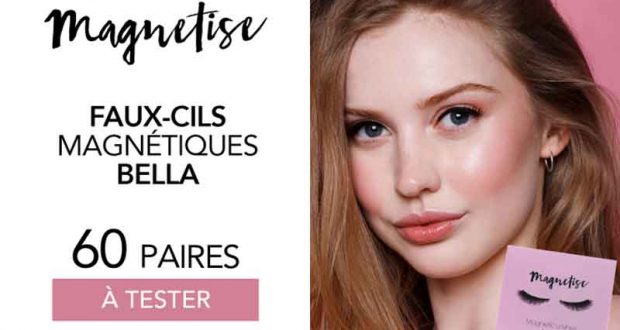 60 Bella Faux-cils magnétiques à tester