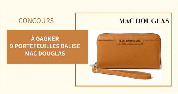 9 portefeuilles Balise Mac Douglas offerts