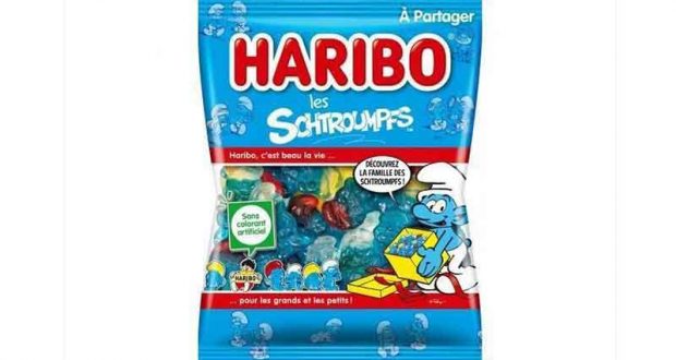 Distribution gratuite de bonbons Haribo