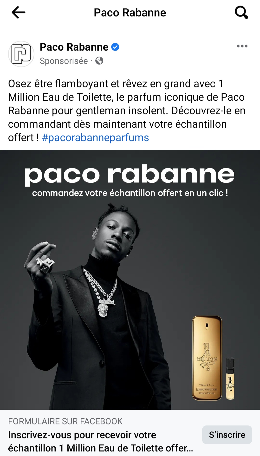 Parfum 1 Million Parfum de Paco Rabanne