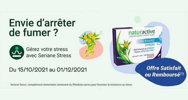 Seriane Stress Naturactive 100% Remboursé