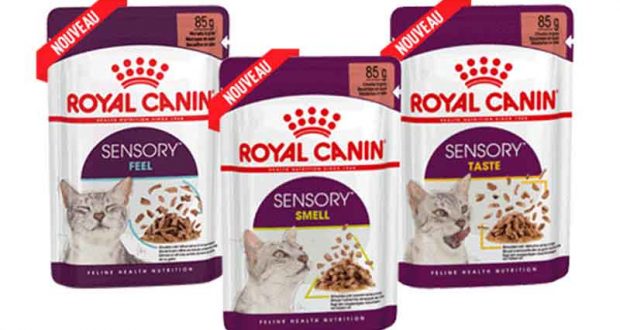 Échantillons Gratuits Gamme Humide SENSORY Royal Canin pour Chats