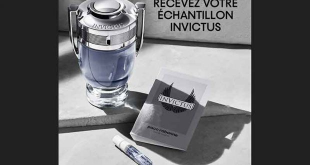 Échantillons Gratuits de Parfum Invictus de Paco Rabanne
