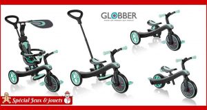 10 tricycles Explorer 4 en 1 de Globber offerts