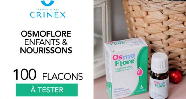 100 flacon OSMOFLORE Enfants et Nourrissons Crinex à tester