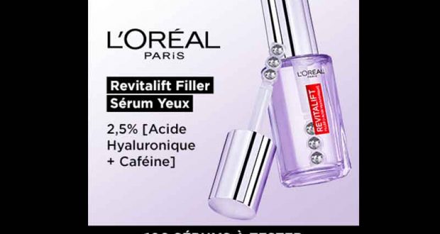 100 sérum Revitalift Filler Sérum Yeux de L'Oréal Paris à tester