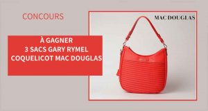 3 sacs à main Gary Rymel Coquelicot Mac Douglas offerts