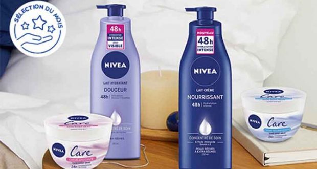 400 Crèmes et Laits Corps et Visage Nivea à tester