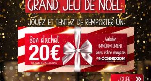 4250 bons d'achat "Connexion"de 20 euros offerts