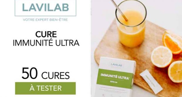 50 Cures Immunité Ultra Lavilab à tester