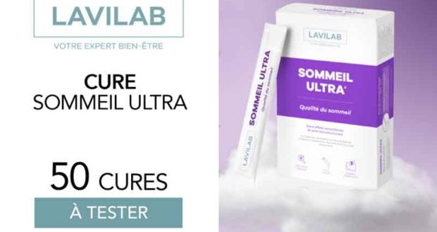 50 Cures Sommeil Ultra Lavilab à tester