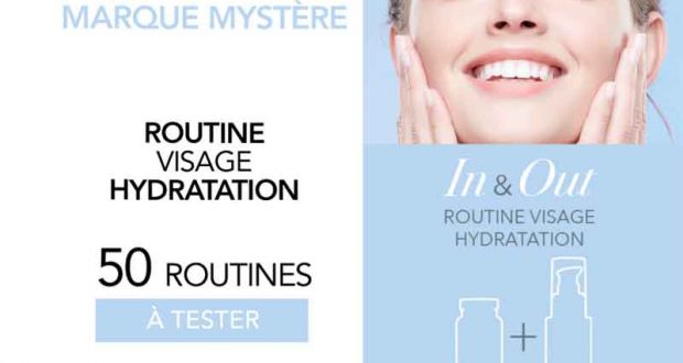 50 ROUTINE IN&OUT VISAGE HYDRATATION à tester