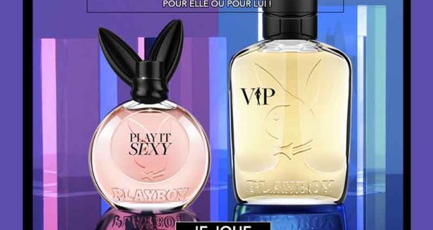 6 Coffrets VIP de parfums Playboy pour elle et lui offerts