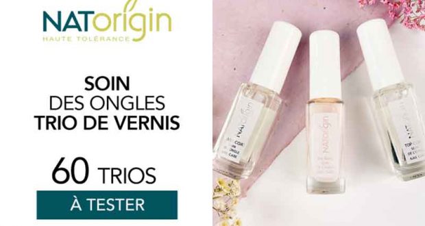 60 Trio Ongles Parfaits de NATorigin à tester