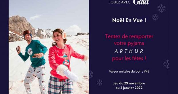 7 bons d'achat Arthur de 99 euros offerts