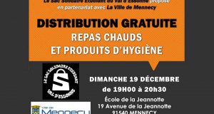 Distribution Gratuite de Repas Chauds et de Produits d'Hygiène