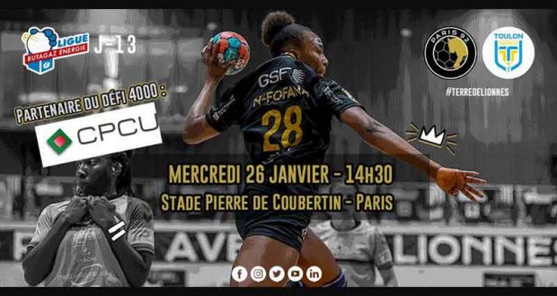 Match de handball Paris - Toulon gratuit au stade Pierre de Coubertin