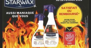 Nettoyant insert Cheminée STARWAX 100% Remboursé